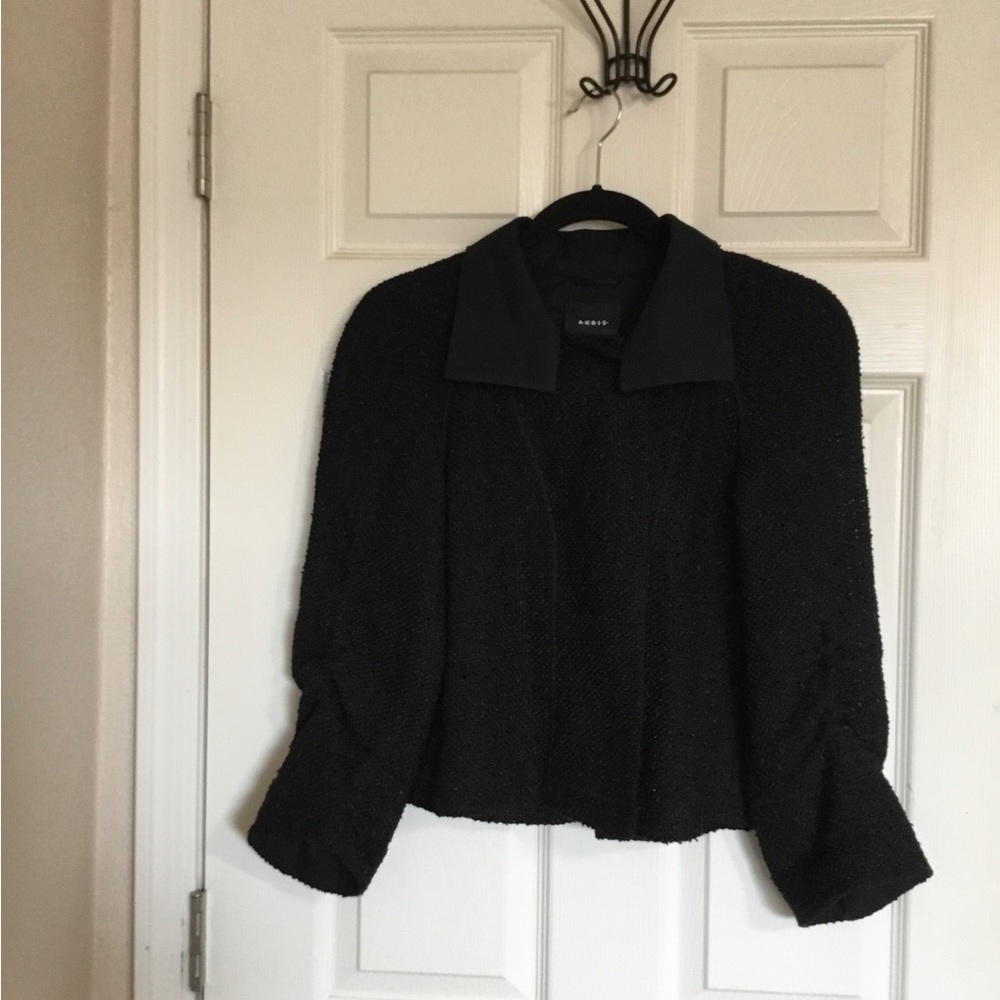 Akris black evening jacket size 6 - Picture 2 of 13